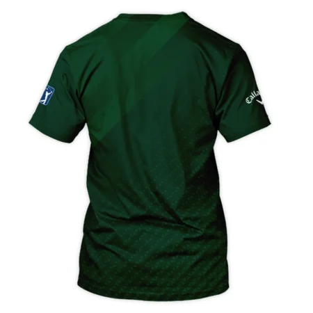 Callaway Gradient Dark Green Abstract Pattern Masters Tournament Unisex T-Shirt Style Classic T-Shirt