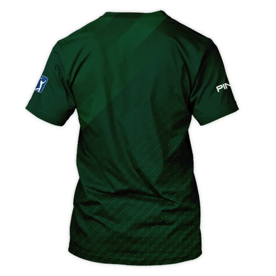 Ping Gradient Dark Green Abstract Pattern Masters Tournament Unisex T-Shirt Style Classic T-Shirt