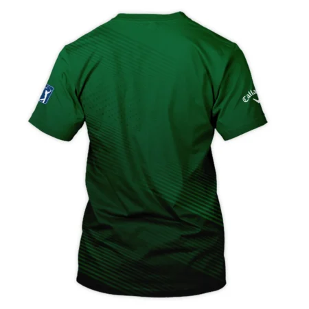 Masters Tournament Stripe Gradient Dark Green Abstract Pattern Callaway Unisex T-Shirt Style Classic T-Shirt