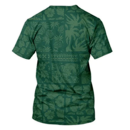 Masters Tournament Callaway Hawaiian Style Fabric Patchwork Unisex T-Shirt Style Classic T-Shirt