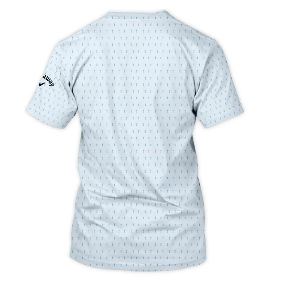 Golf Pattern Cup Light Blue Green 124th U.S. Open Pinehurst Callaway Unisex T-Shirt Style Classic T-Shirt