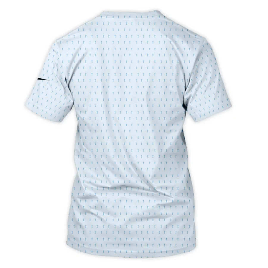 Golf Pattern Cup Light Blue Green 124th U.S. Open Pinehurst Nike Unisex T-Shirt Style Classic T-Shirt