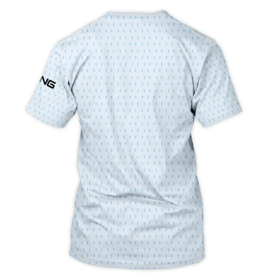 Golf Pattern Cup Light Blue Green 124th U.S. Open Pinehurst Ping Unisex T-Shirt Style Classic T-Shirt