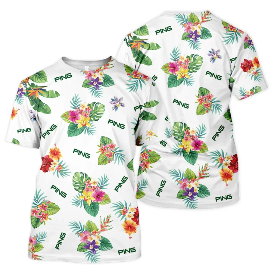 Ping Hawaiian Flower Unisex T-Shirt Style Classic T-Shirt