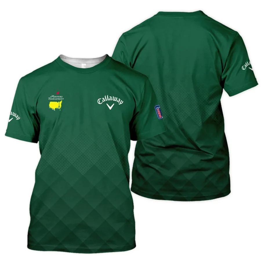 Masters Tournament Callaway Gradient Dark Green Pattern Unisex T-Shirt Style Classic T-Shirt