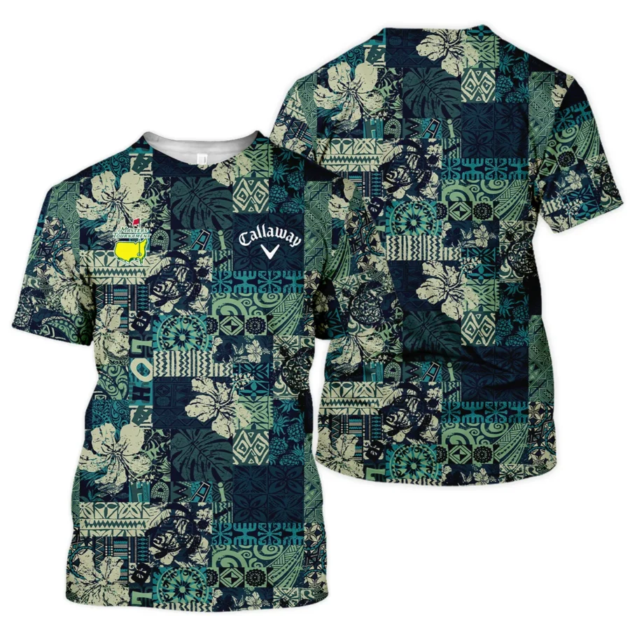 Masters Tournament Hawaiian Hibiscus And Tribal Element Fabric Callaway Unisex T-Shirt Style Classic T-Shirt