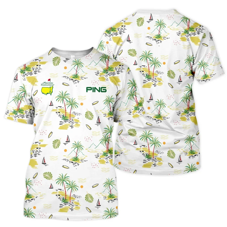 Ping Landscape With Palm Trees Beach And Oceann Masters Tournament Unisex T-Shirt Style Classic T-Shirt