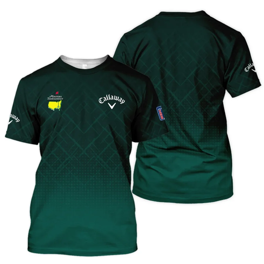 Callaway Masters Tournament Sport Jersey Pattern Dark Green Unisex T-Shirt Style Classic T-Shirt