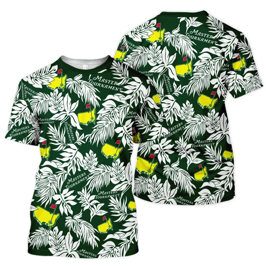 Hawaiian Tropical Leaves Pattern Golf Masters Tournament Unisex T-Shirt Style Classic T-Shirt