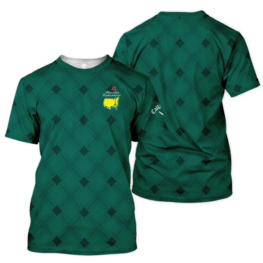 Golf Masters Tournament Green Argyle Pattern Callaway Unisex T-Shirt Style Classic T-Shirt