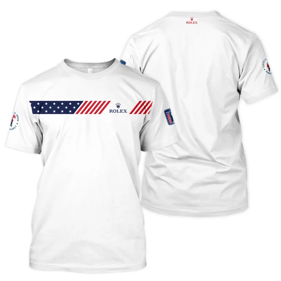 Golf Sport Flag American 124th U.S. Open Pinehurst Rolex Unisex T-Shirt Style Classic T-Shirt