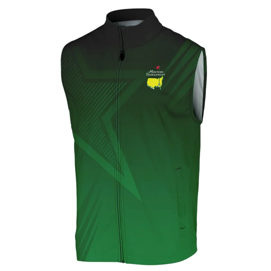 Masters Tournament Star Dark Green Pattern Sleeveless Jacket Style Classic Sleeveless Jacket