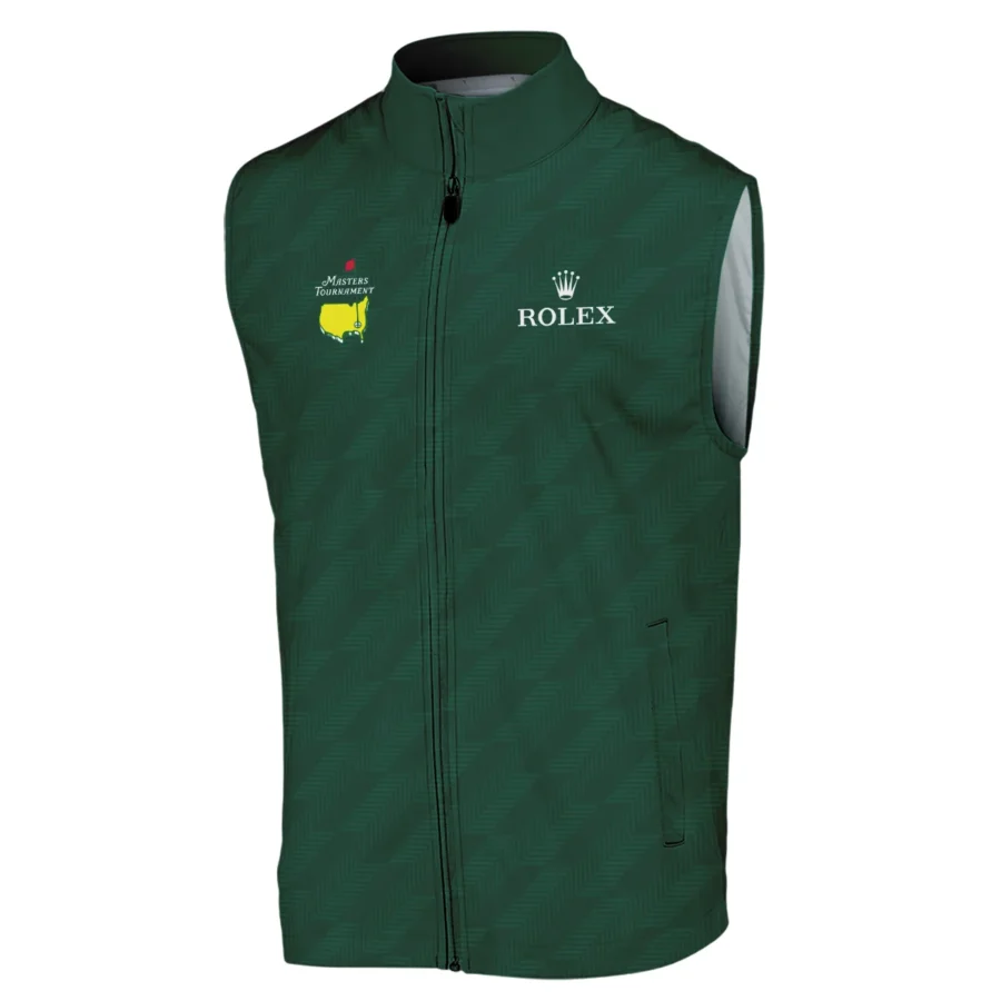 Masters Tournament Rolex Star Dark Green Pattern Sleeveless Jacket Style Classic Sleeveless Jacket