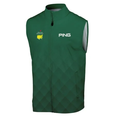 Masters Tournament Ping Gradient Dark Green Pattern Sleeveless Jacket Style Classic Sleeveless Jacket