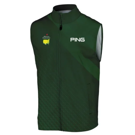 Ping Gradient Dark Green Abstract Pattern Masters Tournament Sleeveless Jacket Style Classic Sleeveless Jacket