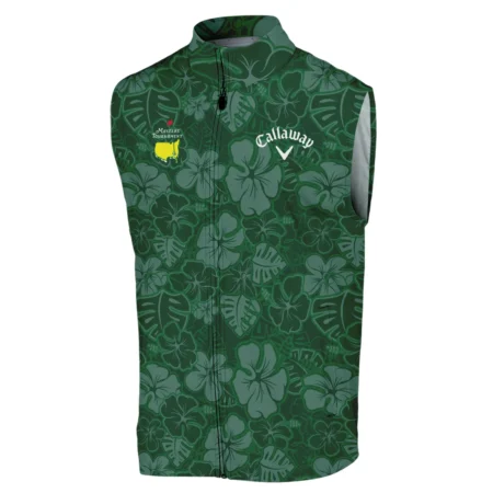 Masters Tournament Callaway Tileable Seamless Hawaiian Pattern Sleeveless Jacket Style Classic Sleeveless Jacket