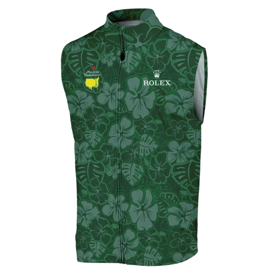 Masters Tournament Rolex Tileable Seamless Hawaiian Pattern Sleeveless Jacket Style Classic Sleeveless Jacket