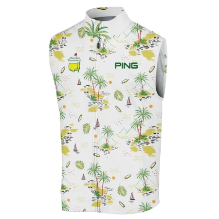 Ping Landscape With Palm Trees Beach And Oceann Masters Tournament Sleeveless Jacket Style Classic Sleeveless Jacket