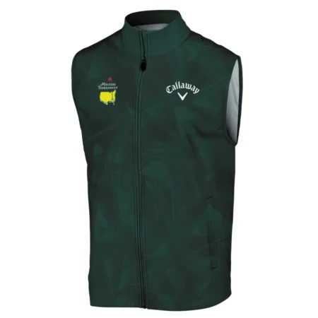 Dark Green Abstract Sport Masters Tournament Callaway Sleeveless Jacket Style Classic Sleeveless Jacket