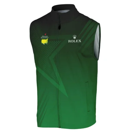Rolex Masters Tournament Dark Green Star Pattern Sleeveless Jacket Style Classic Sleeveless Jacket