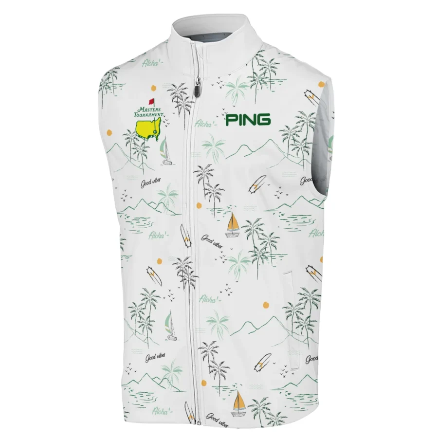 Island Seamless Pattern Golf Masters Tournament Ping Sleeveless Jacket Style Classic Sleeveless Jacket