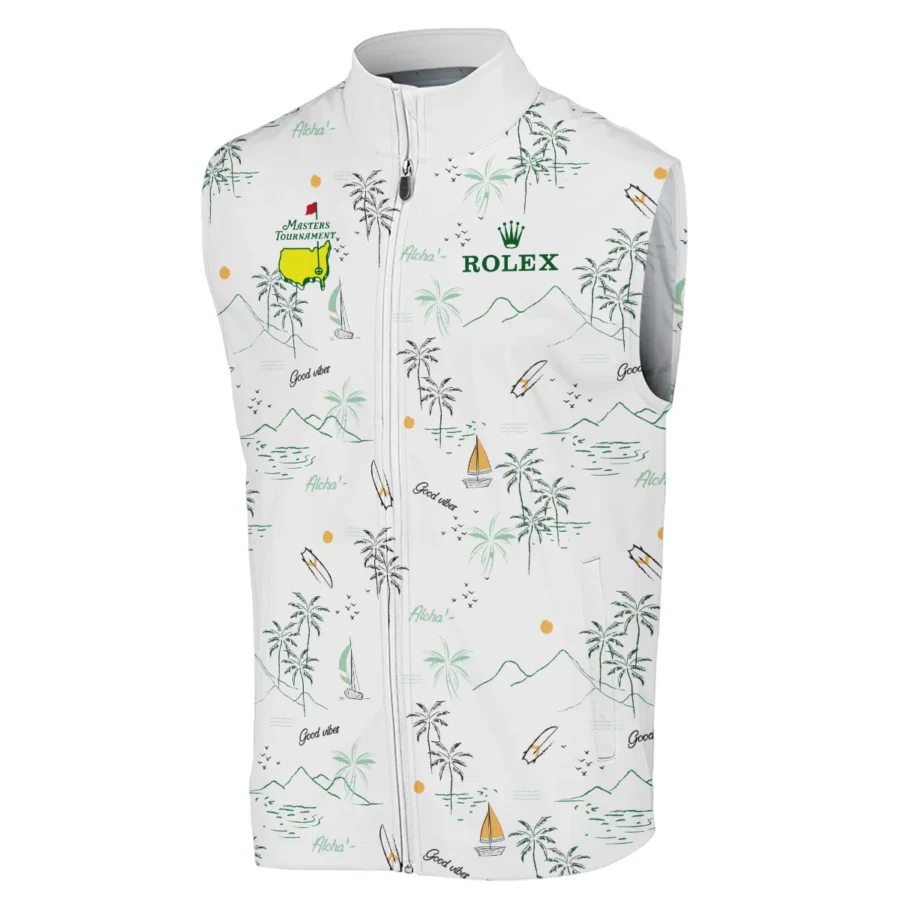 Island Seamless Pattern Golf Masters Tournament Rolex Sleeveless Jacket Style Classic Sleeveless Jacket