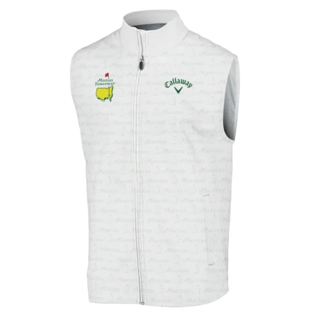 Golf Pattern Cup White Mix Green Masters Tournament Callaway Sleeveless Jacket Style Classic Sleeveless Jacket