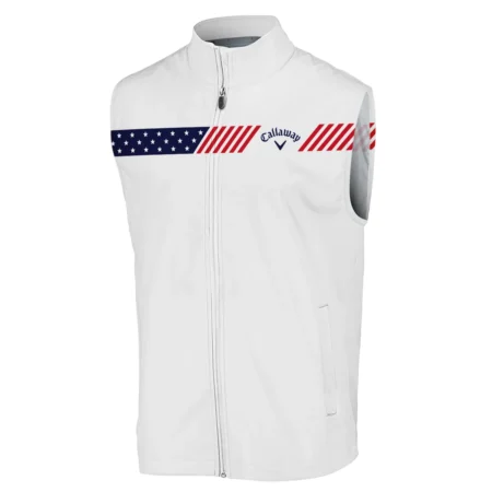 Golf Sport Flag American 124th U.S. Open Pinehurst Callaway Sleeveless Jacket Style Classic Sleeveless Jacket