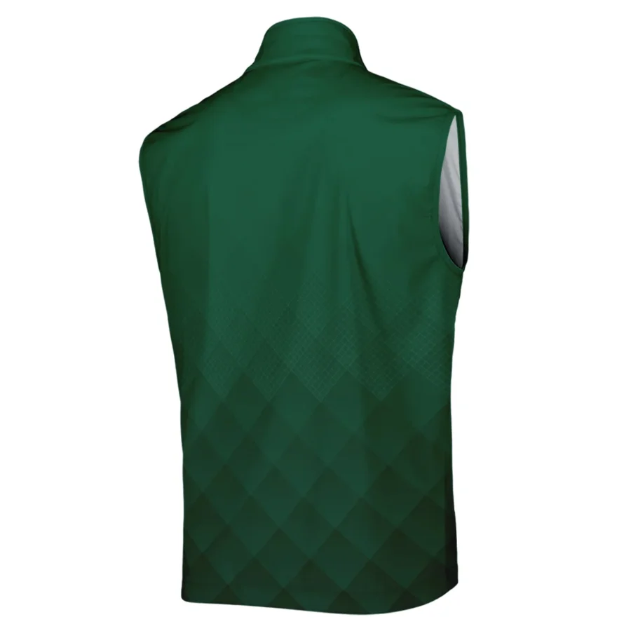 Masters Tournament Callaway Gradient Dark Green Pattern Sleeveless Jacket Style Classic Sleeveless Jacket