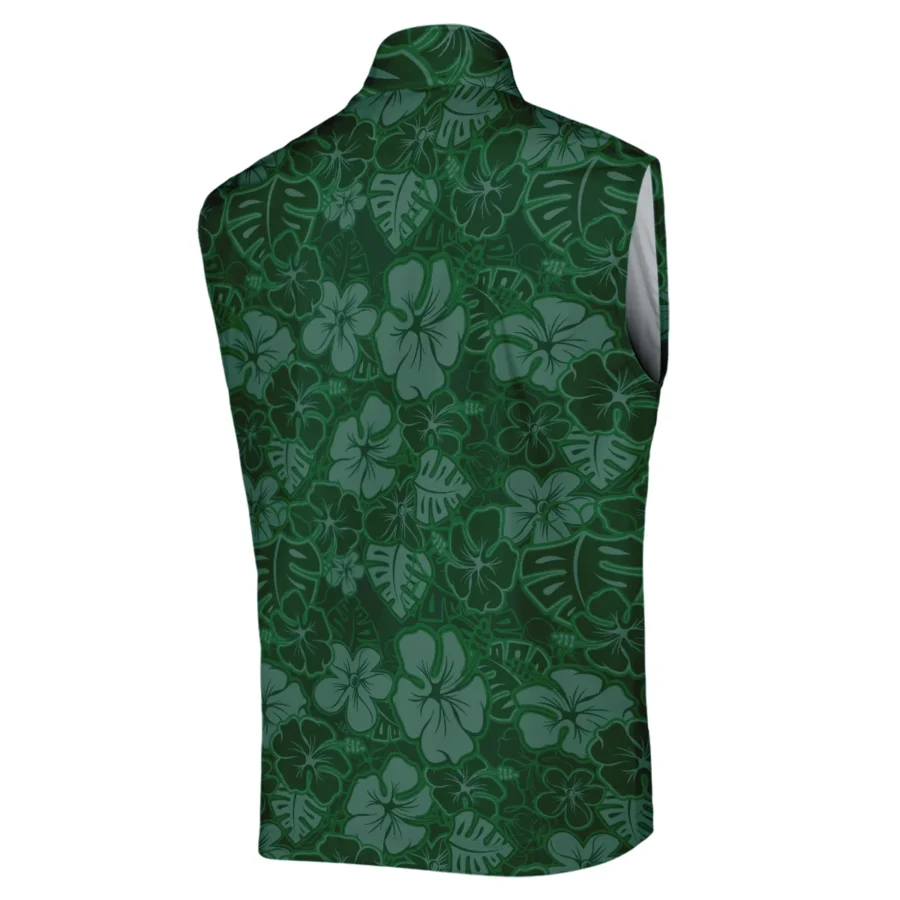 Masters Tournament Callaway Tileable Seamless Hawaiian Pattern Sleeveless Jacket Style Classic Sleeveless Jacket