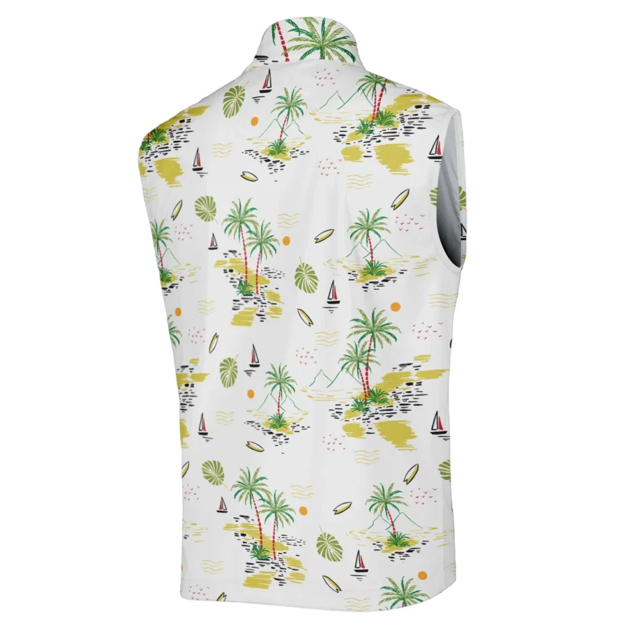 Callaway Landscape With Palm Trees Beach And Oceann Masters Tournament Sleeveless Jacket Style Classic Sleeveless Jacket