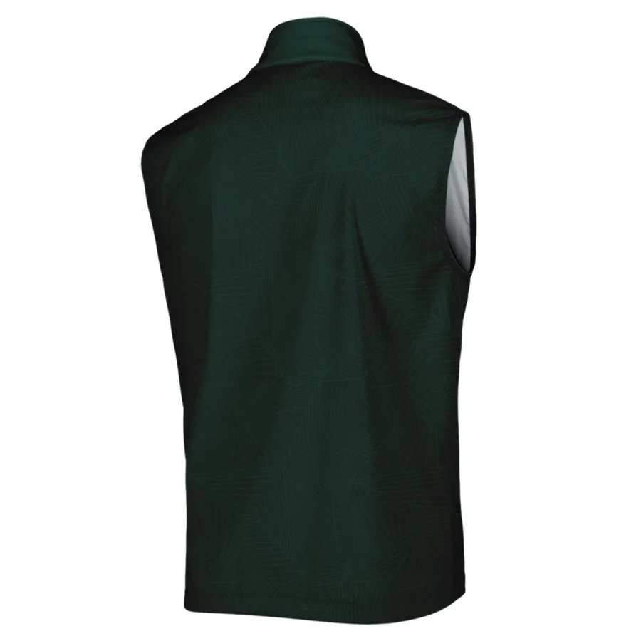 Masters Tournament Callaway Pattern Sport Jersey Dark Green Sleeveless Jacket Style Classic Sleeveless Jacket