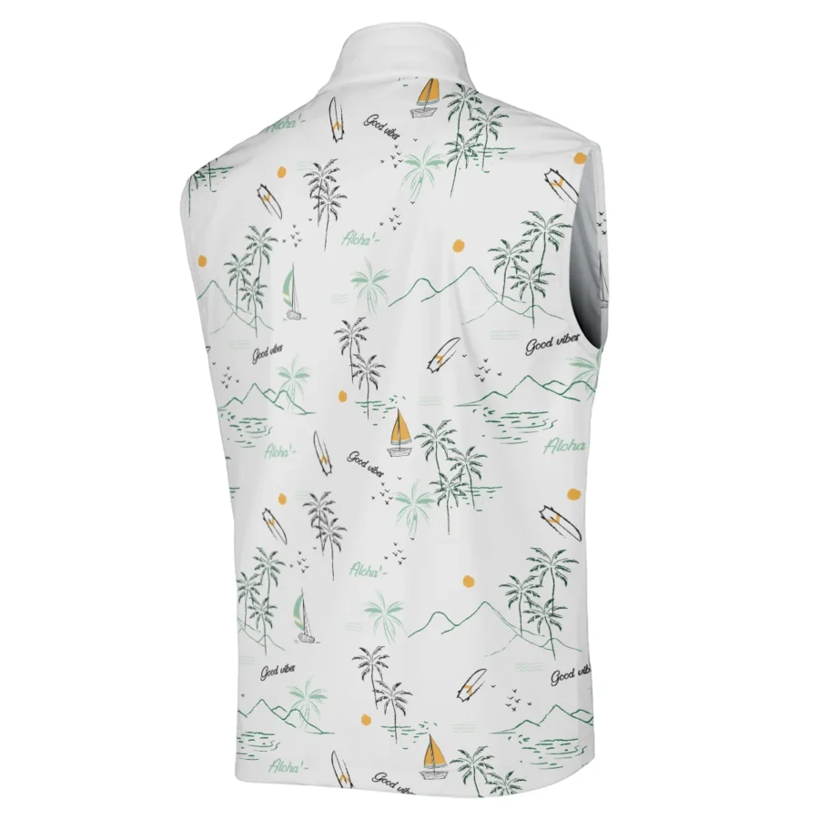 Island Seamless Pattern Golf Masters Tournament Callaway Sleeveless Jacket Style Classic Sleeveless Jacket