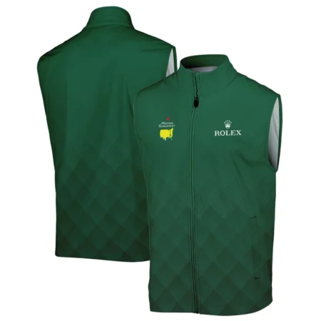 Masters Tournament Rolex Gradient Dark Green Pattern Sleeveless Jacket Style Classic Sleeveless Jacket
