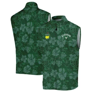 Masters Tournament Callaway Tileable Seamless Hawaiian Pattern Quarter-Zip Jacket Style Classic Quarter-Zip Jacket