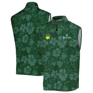 Masters Tournament Rolex Tileable Seamless Hawaiian Pattern Quarter-Zip Jacket Style Classic Quarter-Zip Jacket