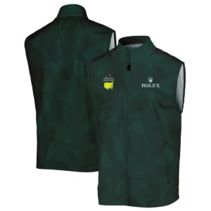 Dark Green Abstract Sport Masters Tournament Rolex Quarter-Zip Jacket Style Classic Quarter-Zip Jacket