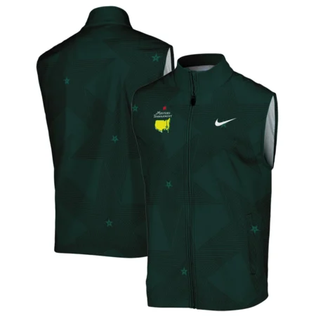 Stars Dark Green Golf Masters Tournament Nike Sleeveless Jacket Style Classic Sleeveless Jacket