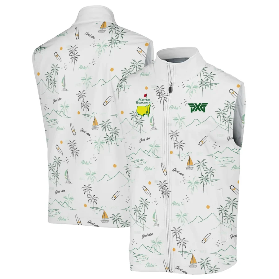 Island Seamless Pattern Golf Masters Tournament Sleeveless Jacket Style Classic Sleeveless Jacket