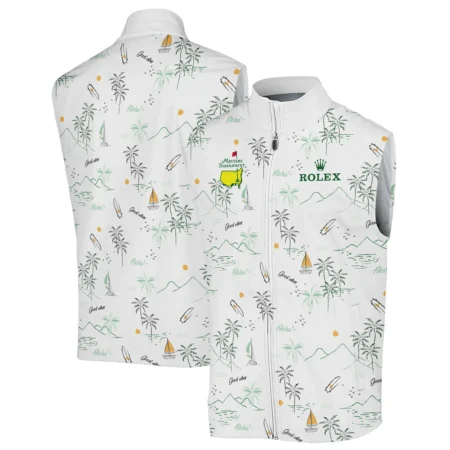 Island Seamless Pattern Golf Masters Tournament Rolex Sleeveless Jacket Style Classic Sleeveless Jacket