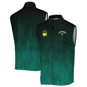 Gradient Dark Green Geometric Pattern Masters Tournament Callaway Quarter-Zip Jacket Style Classic Quarter-Zip Jacket