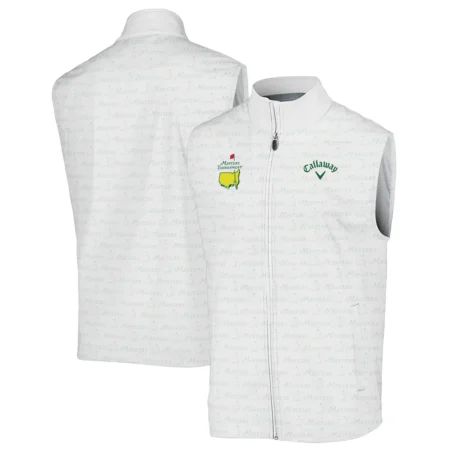 Golf Pattern Cup White Mix Green Masters Tournament Callaway Sleeveless Jacket Style Classic Sleeveless Jacket