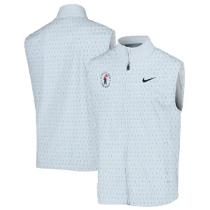 Golf Pattern Cup Light Blue Green 124th U.S. Open Pinehurst Nike Quarter-Zip Jacket Style Classic Quarter-Zip Jacket