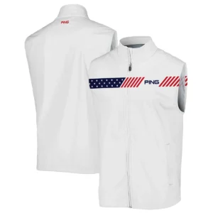 Golf Sport Flag American 124th U.S. Open Pinehurst Ping Quarter-Zip Jacket Style Classic Quarter-Zip Jacket