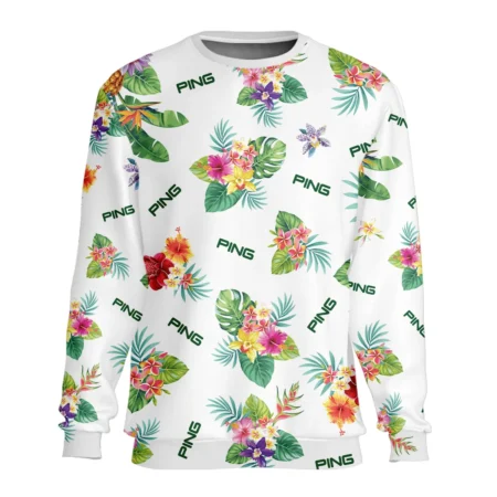 Ping Hawaiian Flower Unisex Sweatshirt Style Classic Sweatshirt
