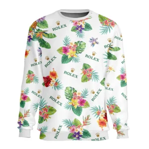 Rolex Hawaiian Flower Unisex T-Shirt Style Classic T-Shirt