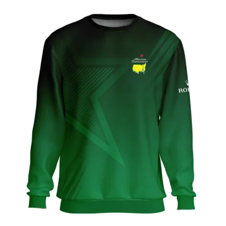 Masters Tournament Rolex Star Dark Green Pattern Unisex Sweatshirt Style Classic Sweatshirt