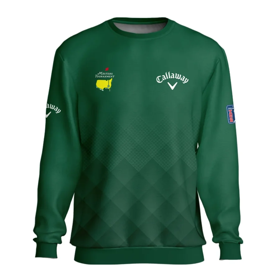 Masters Tournament Callaway Gradient Dark Green Pattern Unisex Sweatshirt Style Classic Sweatshirt