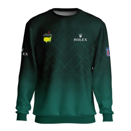 Rolex Masters Tournament Sport Jersey Pattern Dark Green Unisex Sweatshirt Style Classic Sweatshirt