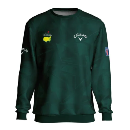 Dark Green Abstract Sport Masters Tournament Callaway Quarter-Zip Jacket Style Classic Quarter-Zip Jacket
